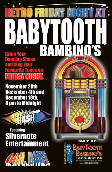 Bambino's Poster Layout