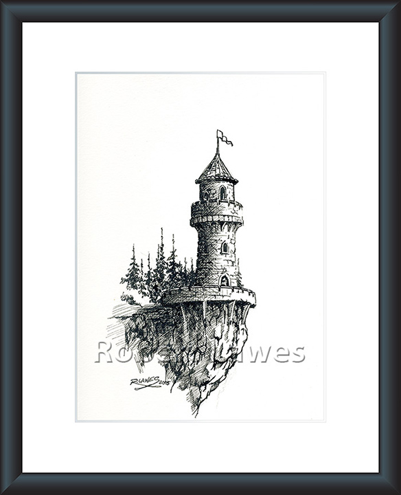Hanging Tower illustration